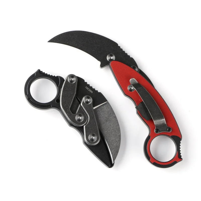 New Caswell mechanical toy plastic claw knife 14C28N steel blade + G10 handle outdoor camping multi-function hunting EDC tool
New Caswell mechanical toy plastic claw knife 14C28N steel blade + G10 handle outdoor camping multi-function hunting EDC tool
