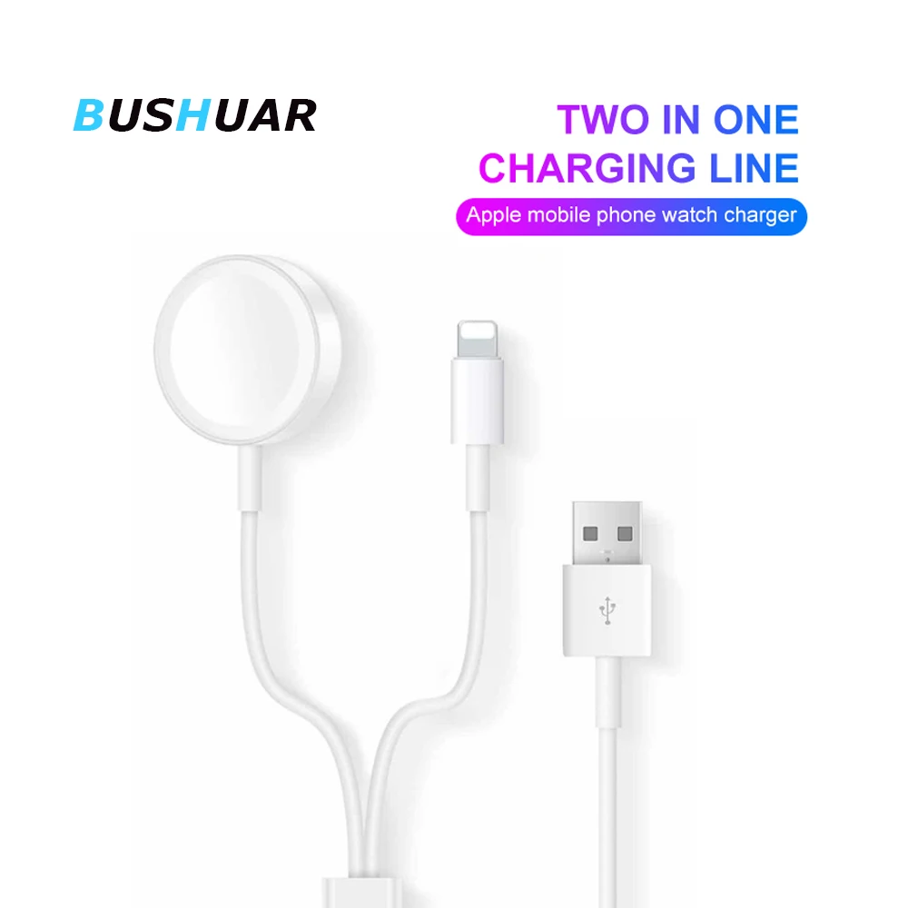 2 in 1 Wireless Charger for Apple Watch Series 1 2 3 4 USB Magnetic Charging Cable 3.3 feet/1meter for iPhone X XR XS 8 8 Plus
2 in 1 Wireless Charger for Apple Watch Series 1 2 3 4 USB Magnetic Charging Cable 3.3 feet/1meter for iPhone X XR XS 8 8 Plus