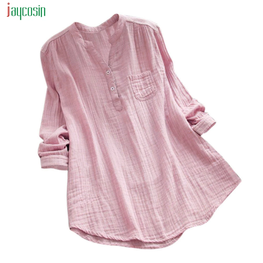 Jaycosin Women's Loose Plus Size Dress Ladies Fashion Long Sleeve Hot Sales Button Dress Round Neck Solid Vestidos De Festa New
Jaycosin Women's Loose Plus Size Dress Ladies Fashion Long Sleeve Hot Sales Button Dress Round Neck Solid Vestidos De Festa New