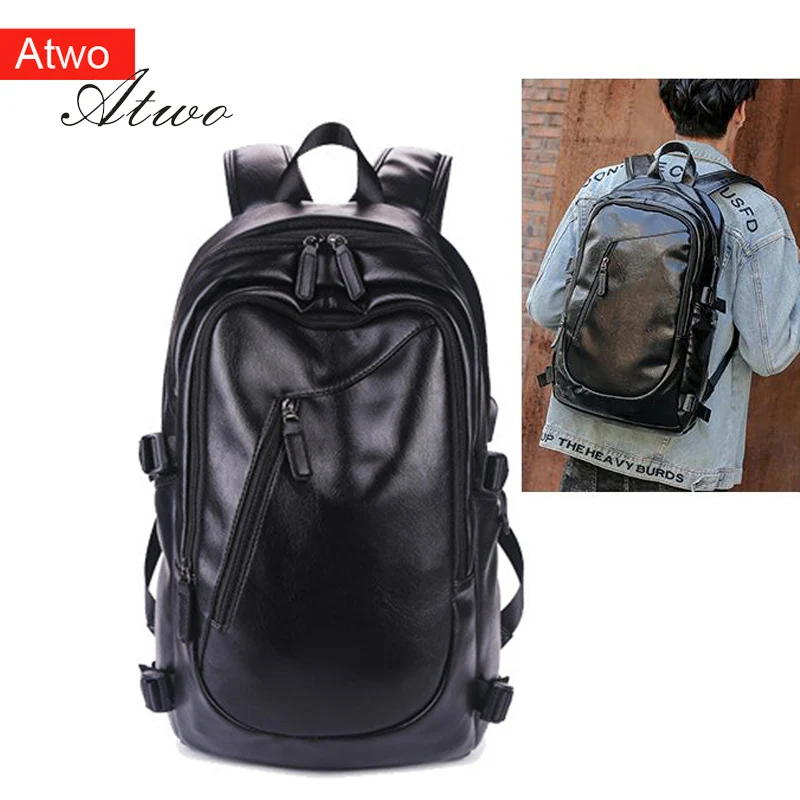 ATWO men/boy Backpack Men's Bag pu Leather Fashion 15.6 WaterProof Daypacks mochila
ATWO men/boy Backpack Men's Bag pu Leather Fashion 15.6 WaterProof Daypacks mochila