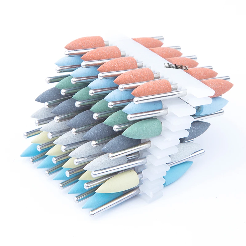 10 pcs 2.35mm Shank Rubber Silicone Polisher Grinding Sharp Head For Teeth Whitening Polishing Remove Stain Tool 7 Colors
10 pcs 2.35mm Shank Rubber Silicone Polisher Grinding Sharp Head For Teeth Whitening Polishing Remove Stain Tool 7 Colors