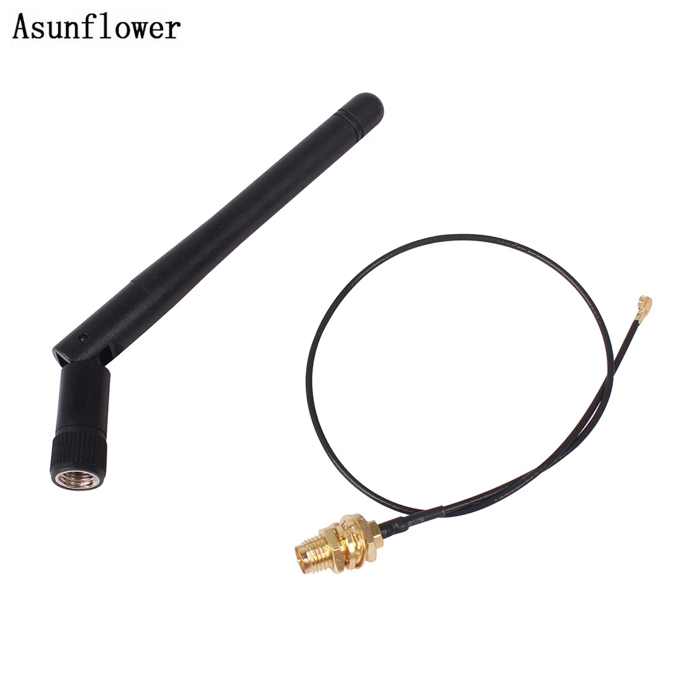 2.4GHz 3dBi Wifi Antenna RP-SMA + MHF1/IPX Pigtail Adapter Cable IPX/U.fl To RP SMA Male Pigtail Cable For Mini PC PCI Card
2.4GHz 3dBi Wifi Antenna RP-SMA + MHF1/IPX Pigtail Adapter Cable IPX/U.fl To RP SMA Male Pigtail Cable For Mini PC PCI Card