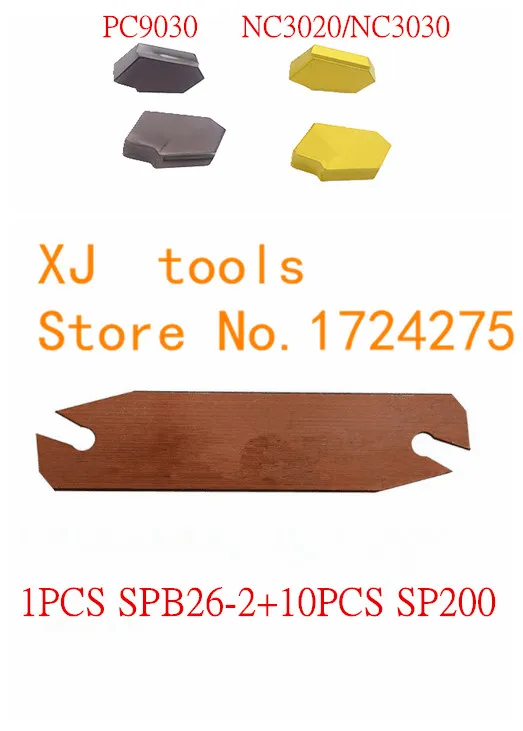 11pcs/set SPB226 1pcs+SP200 NC3020/NC3030 10pcs Machining steel or 10PCS SP200 PC9030 Machining Stainless steel
11pcs/set SPB226 1pcs+SP200 NC3020/NC3030 10pcs Machining steel or 10PCS SP200 PC9030 Machining Stainless steel