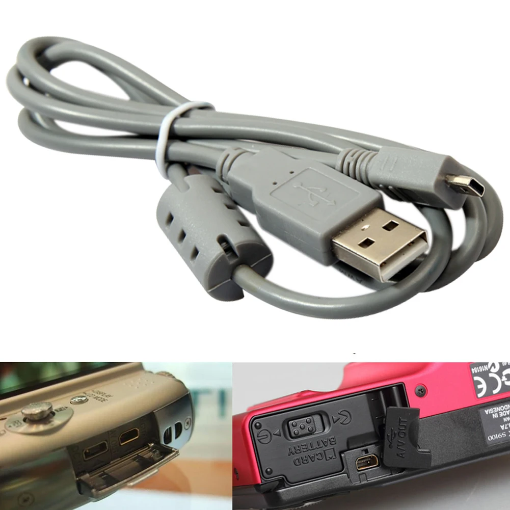 2pcs 1M USB 8 Pin Camera Data Sync Cable Cord Camera Power Charging Transfer data cable for Nikon Sony Camera Cyber Shot Camera
2pcs 1M USB 8 Pin Camera Data Sync Cable Cord Camera Power Charging Transfer data cable for Nikon Sony Camera Cyber Shot Camera