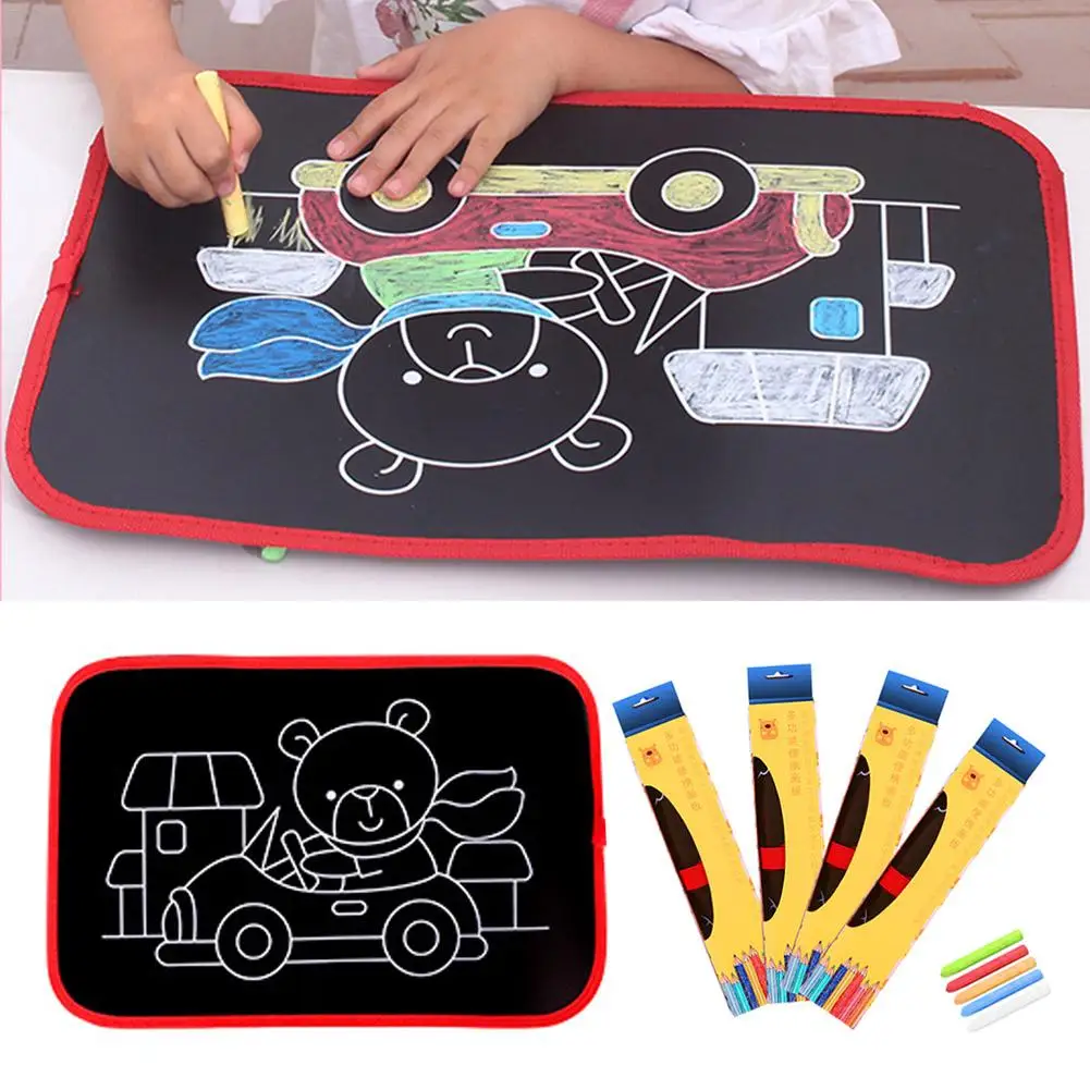 Child Drawing Board Portable Sketching Teaching Kindergarten Learning Toy Reusable Free Chalk Board Doodle Drawing Book for 3+
Child Drawing Board Portable Sketching Teaching Kindergarten Learning Toy Reusable Free Chalk Board Doodle Drawing Book for 3+