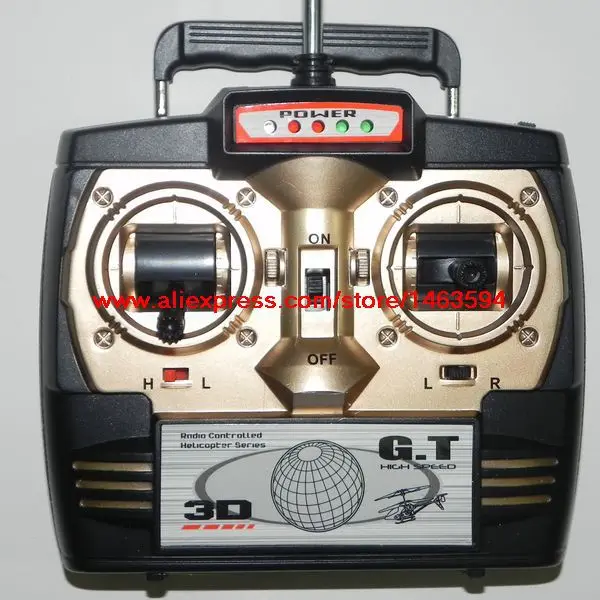GT Model QS8005 RC Helicopter Spare Parts Remote controller 27mhz Free shipping
GT Model QS8005 RC Helicopter Spare Parts Remote controller 27mhz Free shipping