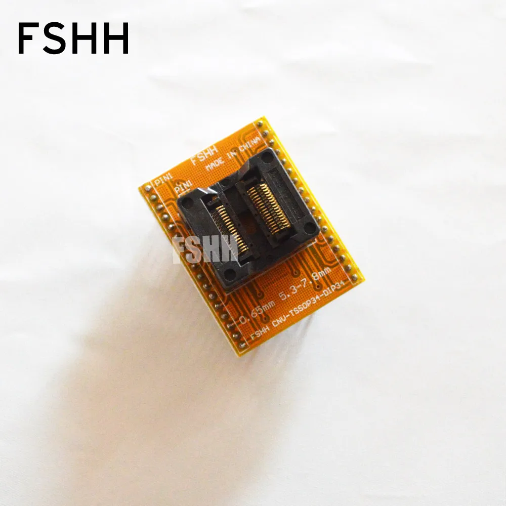 NEW CNV-SSOP34-DIP Adapter TSSOP34/SSOP34- DIP34 IC Test Socket / Programmer Adapter (OTS-34-0.65-01)
NEW CNV-SSOP34-DIP Adapter TSSOP34/SSOP34- DIP34 IC Test Socket / Programmer Adapter (OTS-34-0.65-01)