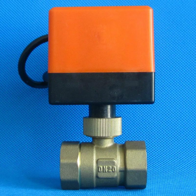 3/4" DN20 220V Electric Ball Valve Brass Motorized Ball Valve Three line two way control valve
3/4" DN20 220V Electric Ball Valve Brass Motorized Ball Valve Three line two way control valve