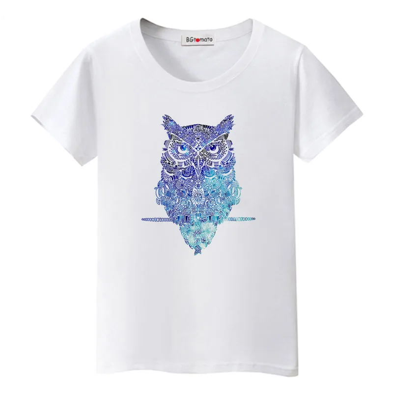 BGtomato Blue owls beautiful tshirt women colorful prinitng Bird t-shirt popular design fashion top tees for girls
BGtomato Blue owls beautiful tshirt women colorful prinitng Bird t-shirt popular design fashion top tees for girls