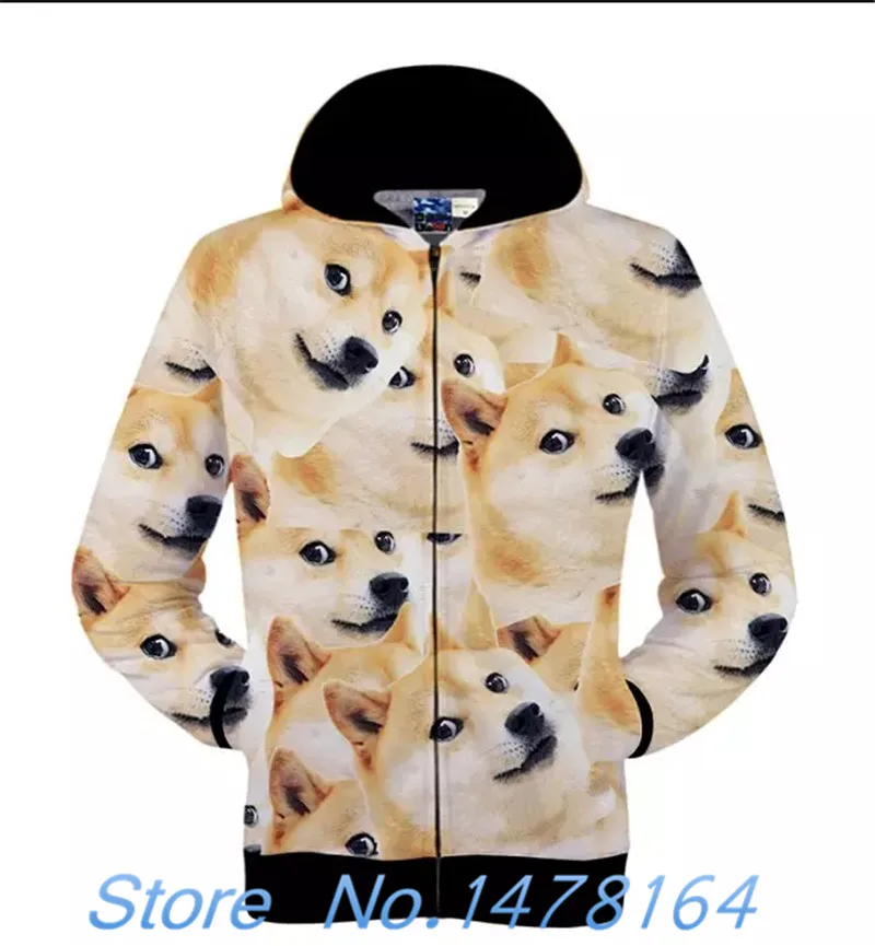 New Japanese DOGE Meme Jacket Funny Joke Dog Casual Hoodie Sweatshirt Uniex Coat Free shipping 
New Japanese DOGE Meme Jacket Funny Joke Dog Casual Hoodie Sweatshirt Uniex Coat Free shipping