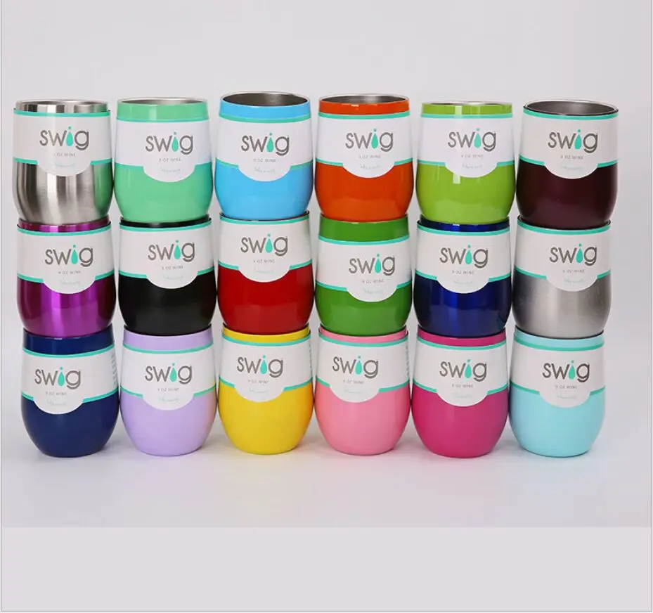 Christmas Gift Swig Cups 9oz Egg Shaped Cup 304 Stainless Steel Tumber Mug with Lid Wine Beer Cup Vacuum Thermos Rose Gold
Christmas Gift Swig Cups 9oz Egg Shaped Cup 304 Stainless Steel Tumber Mug with Lid Wine Beer Cup Vacuum Thermos Rose Gold