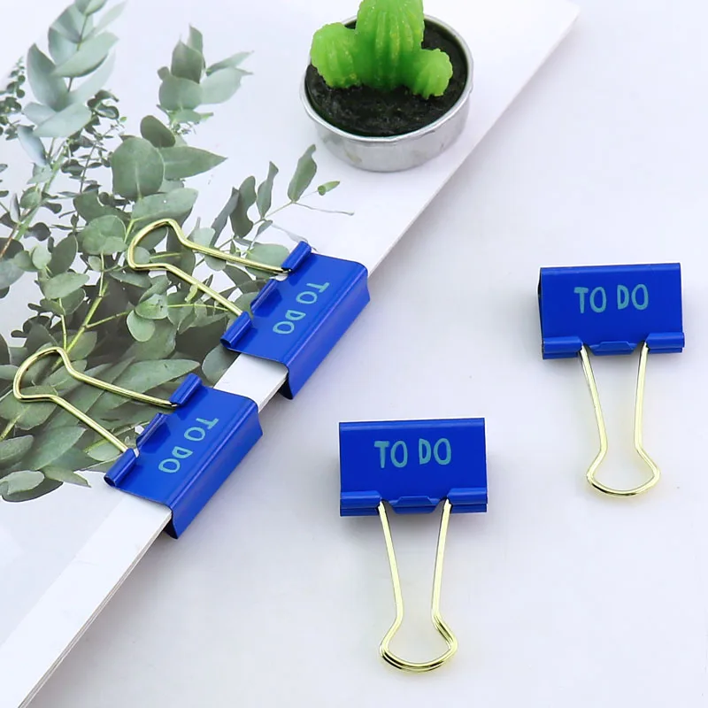 TUTU 8 Pcs/box big Size 32mm Printed Metal Binder Clips TU DO Paper Clip Clamp Office School Binding Supplies H0254
TUTU 8 Pcs/box big Size 32mm Printed Metal Binder Clips TU DO Paper Clip Clamp Office School Binding Supplies H0254