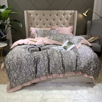 New 60S egyptian Cotton Bedlinen Luxury bedclothes Bedcover Zebra pattern Duvet Cover Bedding Set queen king size bed set
New 60S egyptian Cotton Bedlinen Luxury bedclothes Bedcover Zebra pattern Duvet Cover Bedding Set queen king size bed set