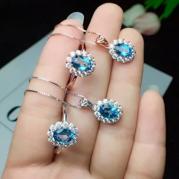 shilovem 925 sterling silver Natural blue topaz Rings pendants fine Jewelry women wedding open send necklace new ctz050702agb
shilovem 925 sterling silver Natural blue topaz Rings pendants fine Jewelry women wedding open send necklace new ctz050702agb