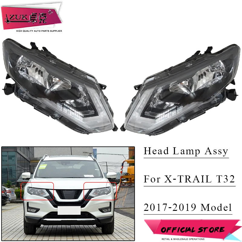 ZUK 2PCS Front Halogen Headlight Headlamp For NISSAN X-TRAIL ROGUE T32 2017 2018 2019 Daytime Running Lamp LED Head Light Lamp
ZUK 2PCS Front Halogen Headlight Headlamp For NISSAN X-TRAIL ROGUE T32 2017 2018 2019 Daytime Running Lamp LED Head Light Lamp