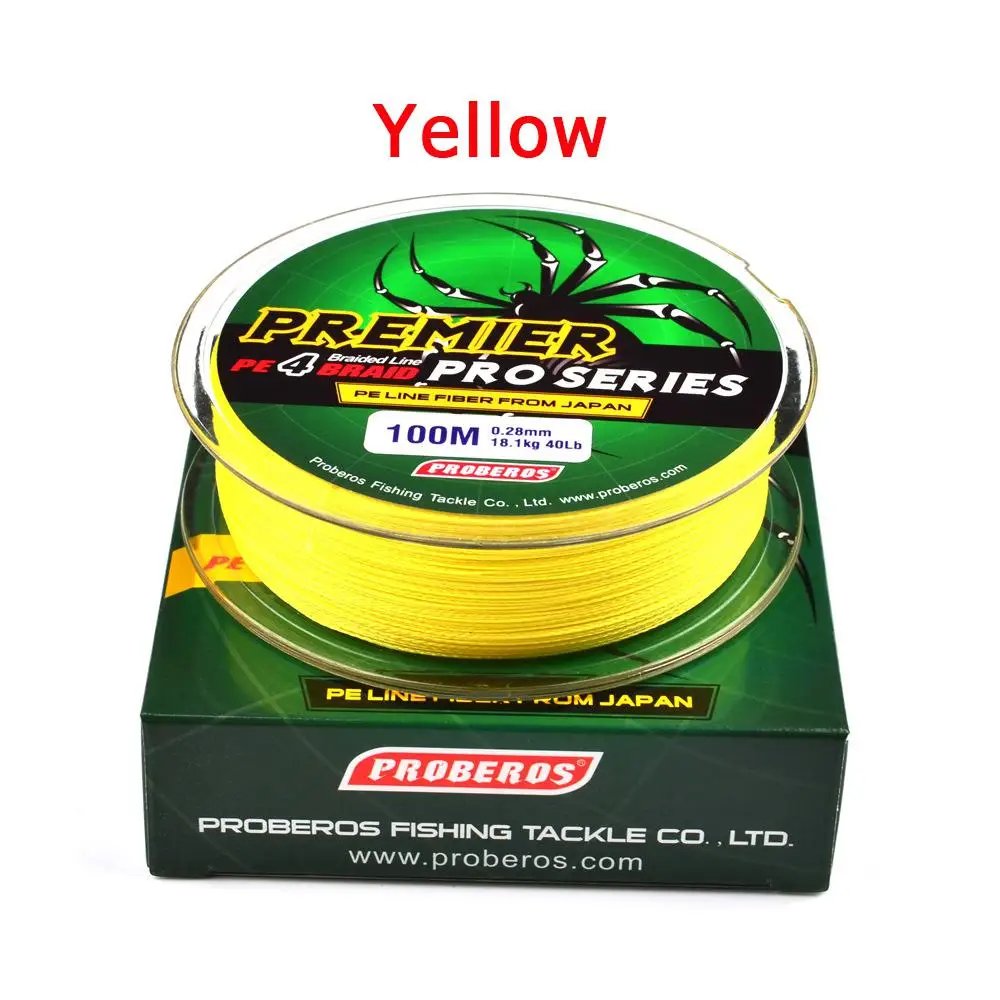 Mounchain Fishing line 100M 6LB-100LB Super Strong 4-Braided Wire Fishing Line PE Material Multifilament Carp Fishing Rope
Mounchain Fishing line 100M 6LB-100LB Super Strong 4-Braided Wire Fishing Line PE Material Multifilament Carp Fishing Rope