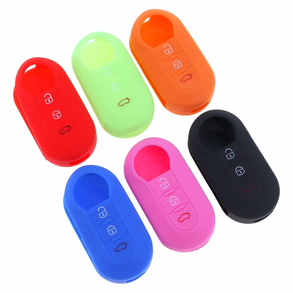 2pcs 6 Colors 3 Buttons Premium Soft Silicone Flip Folding Key Cover for Fiat 500
2pcs 6 Colors 3 Buttons Premium Soft Silicone Flip Folding Key Cover for Fiat 500