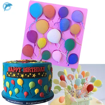 1 Pc DIY Balloon Cake Border Silicone Molds Birthday Fondant Cake Decorating Tools Gumpaste Chocolate Cupcake Candy Clay Moulds
1 Pc DIY Balloon Cake Border Silicone Molds Birthday Fondant Cake Decorating Tools Gumpaste Chocolate Cupcake Candy Clay Moulds