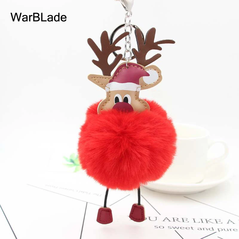 WBL New Pompom Santa Claus Keychain Women Car Bag Key Ring Artificial Fluffy Rabbit Fur Ball Key Chain Porte Clef Christmas Gif
WBL New Pompom Santa Claus Keychain Women Car Bag Key Ring Artificial Fluffy Rabbit Fur Ball Key Chain Porte Clef Christmas Gif