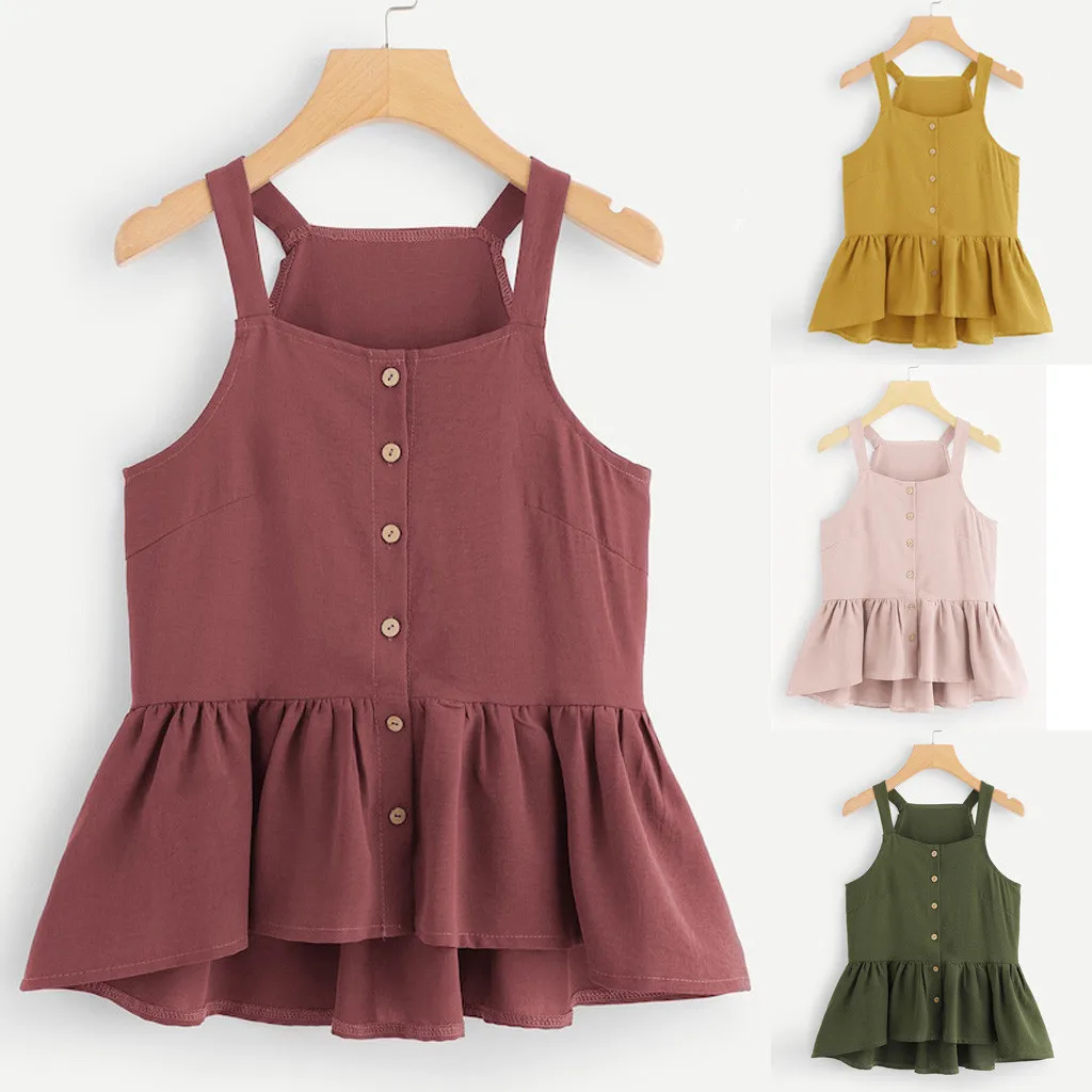 YOUYEDIAN 2019 Fashion Women Camis Casual Solid Sleeveless Crop Single Breasted Ruffle Hem Tops
YOUYEDIAN 2019 Fashion Women Camis Casual Solid Sleeveless Crop Single Breasted Ruffle Hem Tops