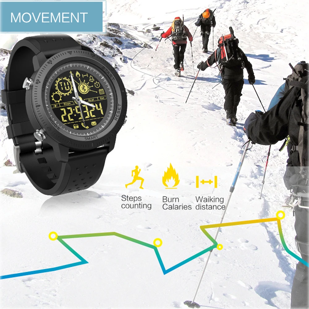 SENBONO NX02 Smart Watch Passometer Calories Sports Digital wristwatch Bluetooth watches IP68 Waterproof For Android IOS Phone
SENBONO NX02 Smart Watch Passometer Calories Sports Digital wristwatch Bluetooth watches IP68 Waterproof For Android IOS Phone