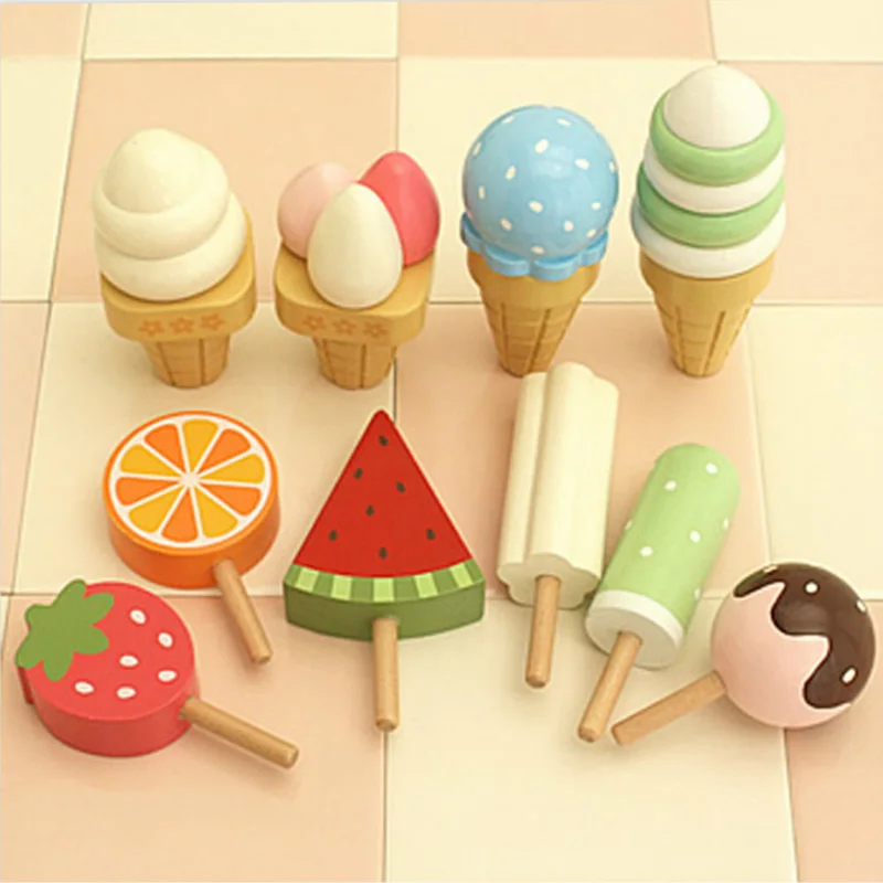 Baby Toys Simulation Magnetic Ice Cream Wooden Toys Set Pretend Play Kitchen Food Baby Infant Toys Food Birthday/Christmas Gift
Baby Toys Simulation Magnetic Ice Cream Wooden Toys Set Pretend Play Kitchen Food Baby Infant Toys Food Birthday/Christmas Gift