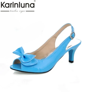 Karinluna 2018 Big Size 30-46 Peep Toe High Heels Summer Sandals Shoes Women Girls Date Shoes Woman
Karinluna 2018 Big Size 30-46 Peep Toe High Heels Summer Sandals Shoes Women Girls Date Shoes Woman