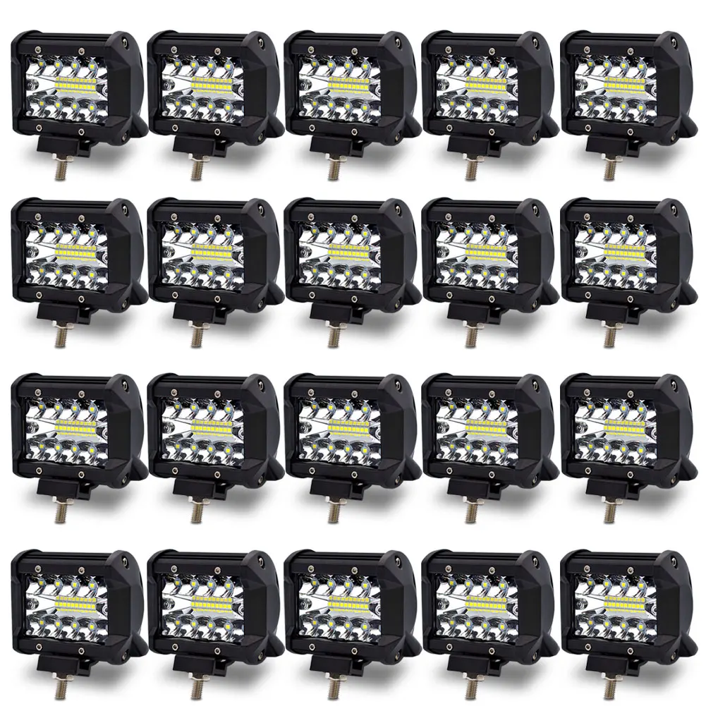 Safego 20pcs 4 Inch 60W LED Spot Work Light LED Chips Offroad Car Light 4x4 Driving Light Lamp For Truck Boat TR60W-SP-20
Safego 20pcs 4 Inch 60W LED Spot Work Light LED Chips Offroad Car Light 4x4 Driving Light Lamp For Truck Boat TR60W-SP-20