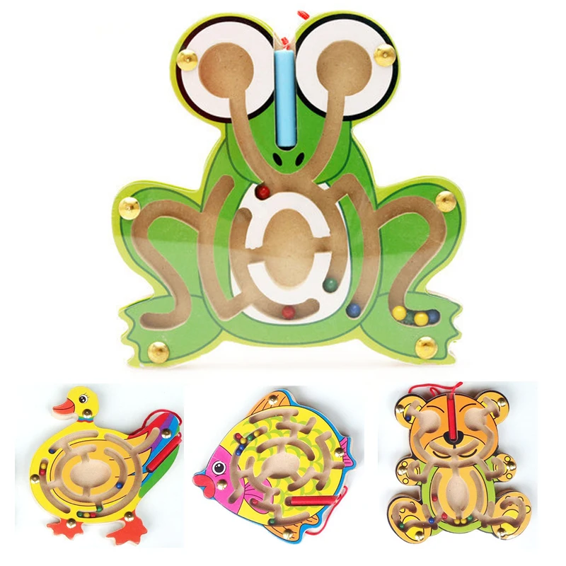 Montessori Toys Educational Wooden Toys for Children Early Learning Magnetic Maze Labyrinth Animal Shape Game Toys
Montessori Toys Educational Wooden Toys for Children Early Learning Magnetic Maze Labyrinth Animal Shape Game Toys