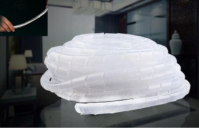 10mm 10M Spiral Cable Wire Wrap Tube Wind Harness Protection Belt Computer Manage Cord Transparent White Color
10mm 10M Spiral Cable Wire Wrap Tube Wind Harness Protection Belt Computer Manage Cord Transparent White Color