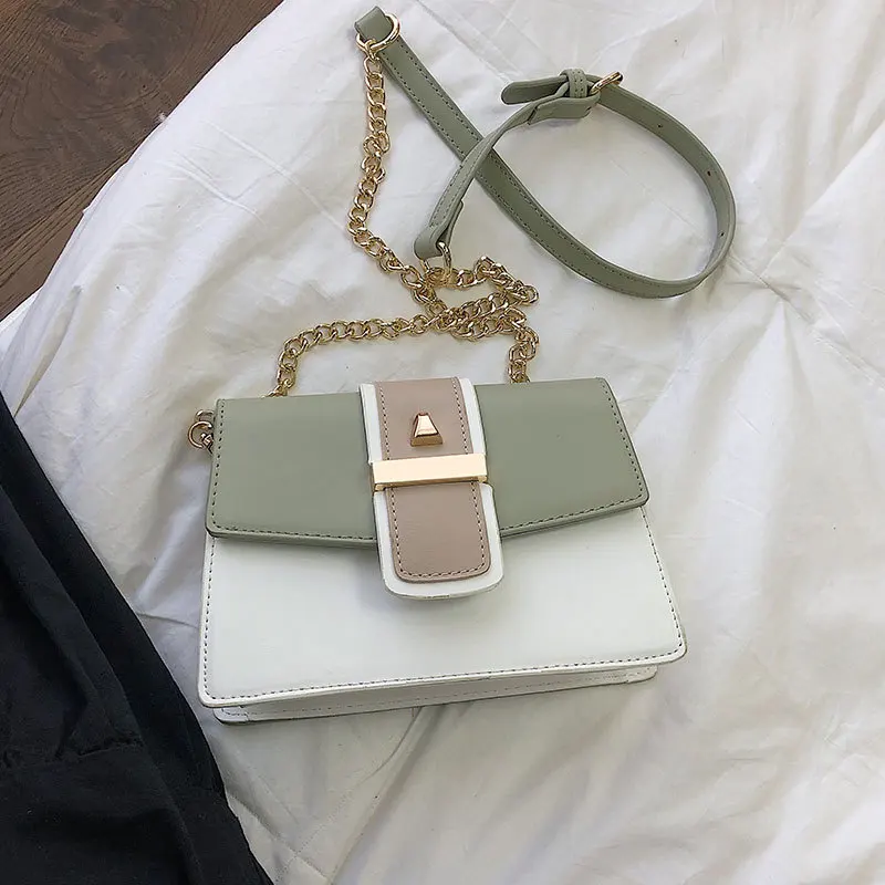 Hit Color Leather Handbags 2019 Chain Shoulder Bags for Women Multifunction Women's Messenger Bags High Quality Flap Square Bag 
Hit Color Leather Handbags 2019 Chain Shoulder Bags for Women Multifunction Women's Messenger Bags High Quality Flap Square Bag
