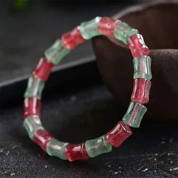 Wholesale Natural Green Red Strawberry Quartz Bracelets For Women Lady Healing Crystal Bead Stretch Bracelet AAAA
Wholesale Natural Green Red Strawberry Quartz Bracelets For Women Lady Healing Crystal Bead Stretch Bracelet AAAA