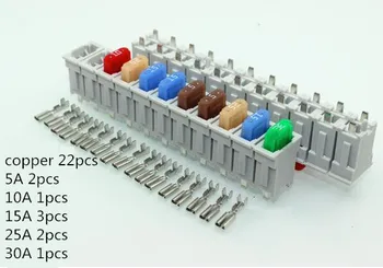 Small size Fuse Holder Box Fuse Box Block Car modification fuse socket 5A 10A 15A 20A 25A 30A
Small size Fuse Holder Box Fuse Box Block Car modification fuse socket 5A 10A 15A 20A 25A 30A