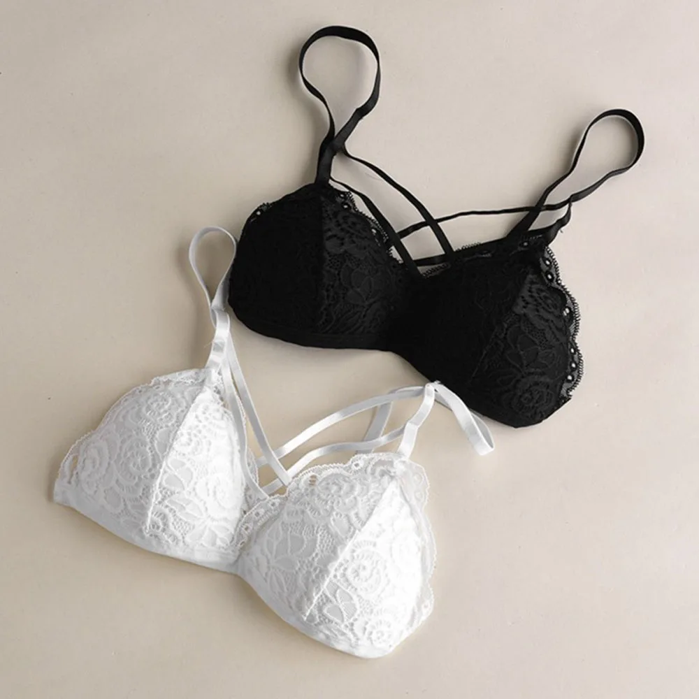 1 Pcs Floral Sheer Lace Sexy Triangle Bralette Bra Bustier Crop Top Brassiere Lingerie Underwear Black/White
1 Pcs Floral Sheer Lace Sexy Triangle Bralette Bra Bustier Crop Top Brassiere Lingerie Underwear Black/White