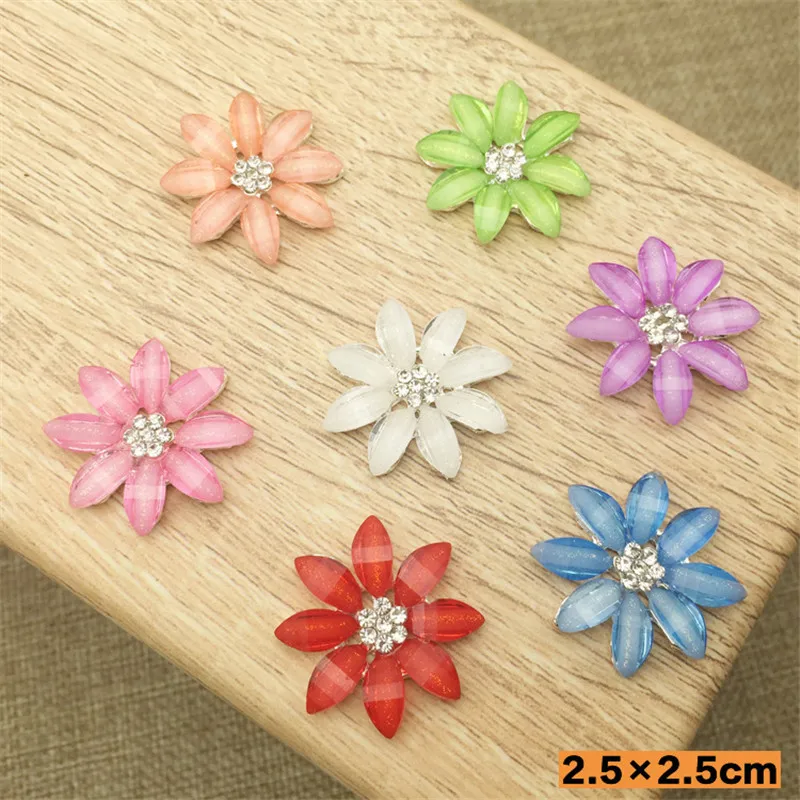 Flower Beads Rhinestone Beads 25MM Glue-On Handmade Hair Accessory Decoration 5Pieces/lot Diy Resin Crafts For Phone Decoration
Flower Beads Rhinestone Beads 25MM Glue-On Handmade Hair Accessory Decoration 5Pieces/lot Diy Resin Crafts For Phone Decoration