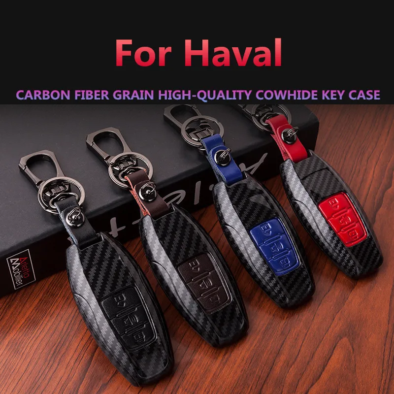 Carbon fiber Leather Key case bag for Haval H6 Coupe H7 H9 H1 H2 Key Ring Keychains key cover genuine leather key bag
Carbon fiber Leather Key case bag for Haval H6 Coupe H7 H9 H1 H2 Key Ring Keychains key cover genuine leather key bag