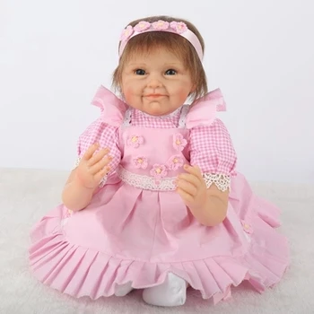 22" 55cm Full Silicone Reborn Girl Baby Dolls Newborn Princess Toddler Babies Doll Bathe Toy Girl Bonecas Play House Toy
22" 55cm Full Silicone Reborn Girl Baby Dolls Newborn Princess Toddler Babies Doll Bathe Toy Girl Bonecas Play House Toy