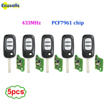 5pcs/lot Flip Remote key fob 3 buttons 433MHZ PCF7961 CHIP for Renault Fluence Megane Scenic Fluence Clio 3 Kangoo Master Modus
5pcs/lot Flip Remote key fob 3 buttons 433MHZ PCF7961 CHIP for Renault Fluence Megane Scenic Fluence Clio 3 Kangoo Master Modus