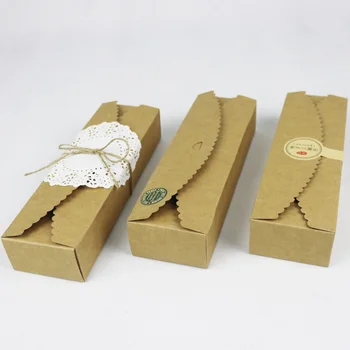 30PCS 23*7*4cm Scallop Top Kraft Paper Box Cookie Box Christmas Gift Box Macaron Packaging Emballage Carton New Year Gifts
30PCS 23*7*4cm Scallop Top Kraft Paper Box Cookie Box Christmas Gift Box Macaron Packaging Emballage Carton New Year Gifts