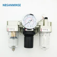 Air Filter Regulator Lubrication 1/8 1/4 3/8 1/2 3/4 1 AC2000 Three units combination Air compressor Parts NBSANMINSE
Air Filter Regulator Lubrication 1/8 1/4 3/8 1/2 3/4 1 AC2000 Three units combination Air compressor Parts NBSANMINSE