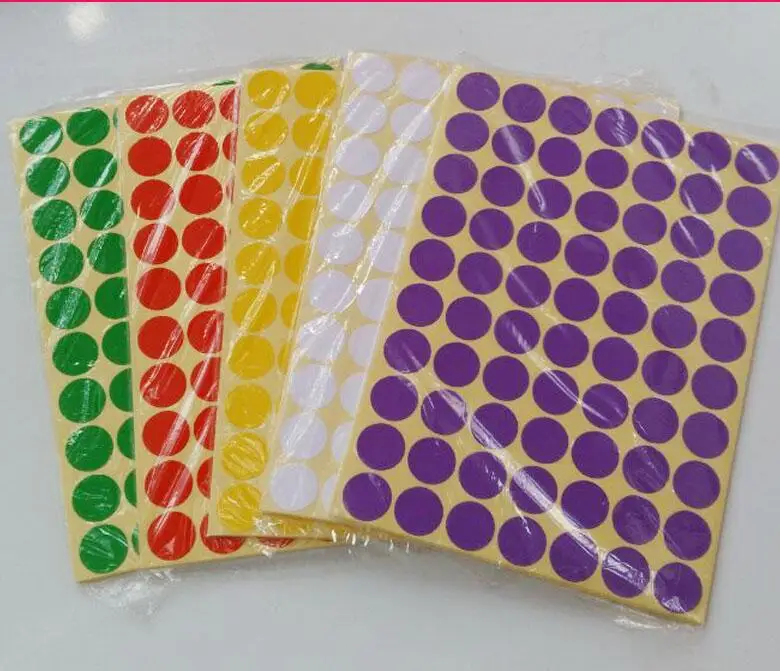 1620PCS/Set 16mm Permanent Adhesive Coding Stickers Bright Colors Label Set Round Circle Dots Design School Student Decor
1620PCS/Set 16mm Permanent Adhesive Coding Stickers Bright Colors Label Set Round Circle Dots Design School Student Decor