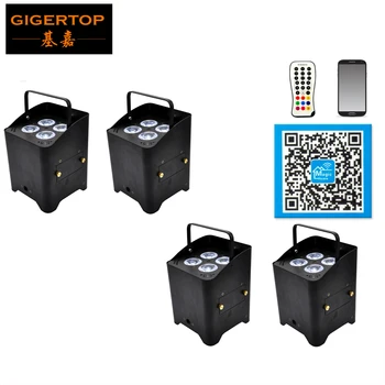 Freeshipping 4x6W RGBWA UV 6IN1 Aluminum Battery Wireless Led Par Light DMX, Master/slave, Auto, Sound active,Infrared,Phone App
Freeshipping 4x6W RGBWA UV 6IN1 Aluminum Battery Wireless Led Par Light DMX, Master/slave, Auto, Sound active,Infrared,Phone App