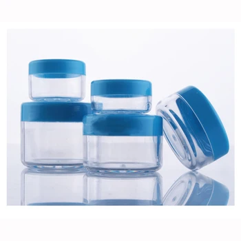 100pcs 10g Empty Cosmetic Sample Containers with Blue Cap Plastic Clear Eye Cream Jars Packaging Box for Glitter Powder Pots Tin
100pcs 10g Empty Cosmetic Sample Containers with Blue Cap Plastic Clear Eye Cream Jars Packaging Box for Glitter Powder Pots Tin