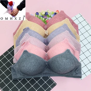 OMHXZJ Wholesale Fashion Middle Age Women Grandmother Wireless Seamless Plus Size Breathable Cotton Thin Comfortable Bra NY31
OMHXZJ Wholesale Fashion Middle Age Women Grandmother Wireless Seamless Plus Size Breathable Cotton Thin Comfortable Bra NY31