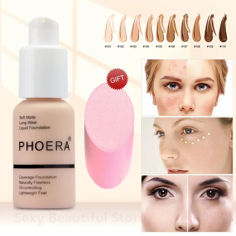 PHOERA Face Concealer Cream Full Cover Makeup Liquid Facial Corrector Waterproof Base Make Up for Eye Dark Circles CosmeticTSLM2
PHOERA Face Concealer Cream Full Cover Makeup Liquid Facial Corrector Waterproof Base Make Up for Eye Dark Circles CosmeticTSLM2