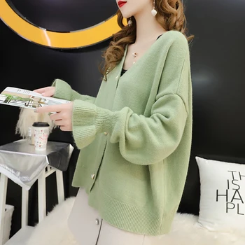 Autumn And Winter Korean Women Loose Cardigan Coat Sweater Jacket Sweet Fashion loose Casual Short paragraph Cardigan Top
Autumn And Winter Korean Women Loose Cardigan Coat Sweater Jacket Sweet Fashion loose Casual Short paragraph Cardigan Top