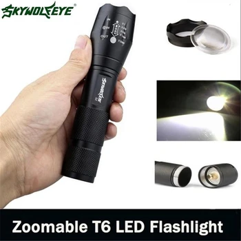 High Quality 3500 Lumen 5 Modes XM-L T6 LED Torch Powerful 18650 Flashlight Lamp Light
High Quality 3500 Lumen 5 Modes XM-L T6 LED Torch Powerful 18650 Flashlight Lamp Light