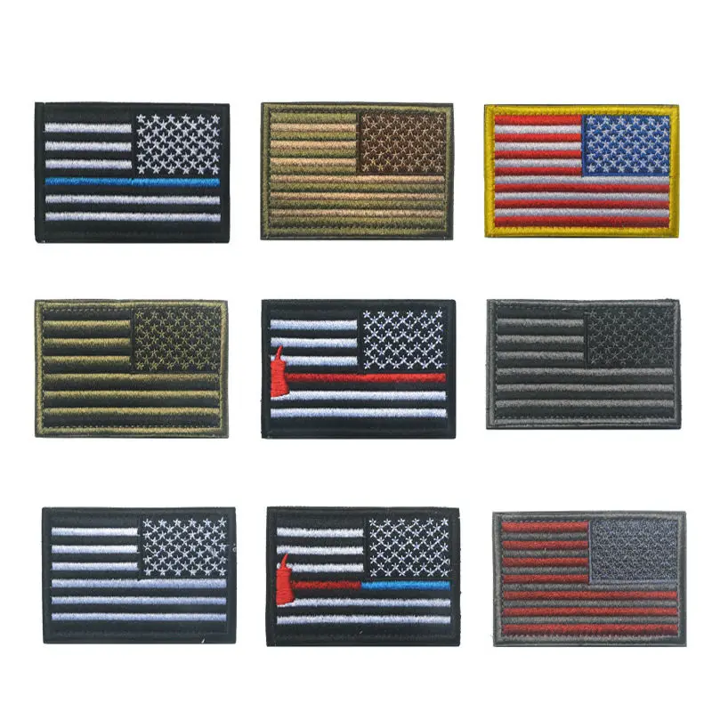 America American National Flag Embroidery Patch Embroidered Patches Military Tactical Armband Right Shoulder Mark Fabric Sticker
America American National Flag Embroidery Patch Embroidered Patches Military Tactical Armband Right Shoulder Mark Fabric Sticker