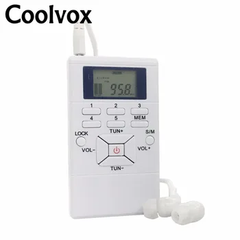 Coolvox CRD-302 Portable Multiband Stereo Digital Tuner FM/Shortwave Radio REC External Antenna Build-in Clock With Earphone
Coolvox CRD-302 Portable Multiband Stereo Digital Tuner FM/Shortwave Radio REC External Antenna Build-in Clock With Earphone