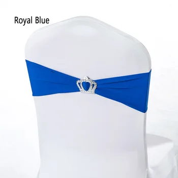 Wedding Party Favor Blue/Red Stretch Lycra Crown Buckle Hotel Chair Band Kids Birthday Decoration Spandex Chair Sash 50pcs/lot
Wedding Party Favor Blue/Red Stretch Lycra Crown Buckle Hotel Chair Band Kids Birthday Decoration Spandex Chair Sash 50pcs/lot
